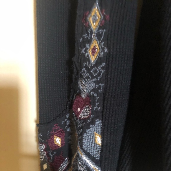 Free People Marion Embroidered Thermal Top - Picture 8 of 9